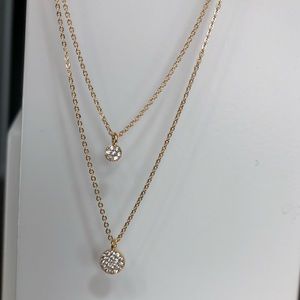 New 18k gold plated over 925 Sterling silver necklace